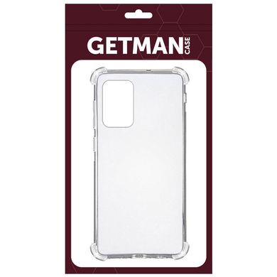 TPU чохол GETMAN Ease logo посилені кути для Samsung Galaxy A52 4G / A52 5G / A52s Безбарвний (прозорий)