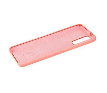 Чохол для Samsung Galaxy S20 + (G985) Silky Soft Touch "світло-рожевий"