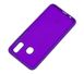 Чехол для Samsung Galaxy A20 / A30 Silicone Full фиолетовый c закрытым низом и микрофиброю