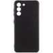 Чохол для Samsung Galaxy S21 FE Silicone Full camera закритий низ + захист камери Чорний / Black