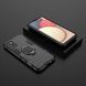 Ударопрочный чехол Transformer Ring for Magnet для Samsung Galaxy A03s Черный / Soul Black