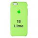 Чехол silicone case for iPhone 6/6s Lime / зеленый