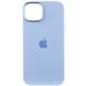 Чехол для iPhone 12 / 12 Pro Silicone Case Full (Metal Frame and Buttons) с металической рамкой и кнопками Blue