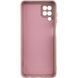Чехол для Samsung Galaxy M33 5G Silicone Full camera закрытый низ + защита камеры Розовый / Pink Sand