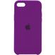 Чохол Silicone Case (AA) Для Apple iPhone SE (2020) (Фіолетовий / Dark Purple)