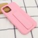 Чехол Silicone Case Hand Holder для Apple iPhone 12 mini (5.4") (Розовый / Pink)