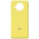 Чехол для Xiaomi Mi 10T Lite / Redmi Note 9 Pro 5G Silicone Full (Желтый / Yellow) c закрытым низом и микрофиброю