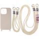 Чехол TPU two straps California для Apple iPhone 11 (6.1") Бежевый / Antigue White