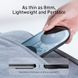 Зарядка Qi BASEUS Simple 2in1 Wireless Charger Pro Edition For Phones+Pod |15W| (WXJK-CA02)	transparent