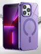 Чохол для iPhone 14 Pro Max Matt Clear Case with Magsafe Purple