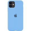 Чехол для iPhone 11 Silicone Full Cornflower / голубой / закрытый низ