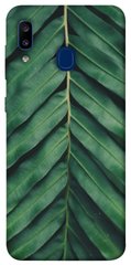 Чехол для Samsung Galaxy A20 / A30 PandaPrint Пальмовый лист цветы