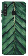 Чохол для Samsung Galaxy A21 PandaPrint Пальмовий лист квіти