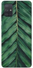 Чехол для Samsung Galaxy A71 PandaPrint Пальмовый лист цветы
