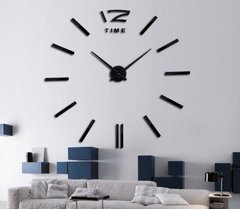 Часы стильные настенные Time 3D DIY