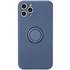 Чохол TPU Candy Ring Full Camera для Apple iPhone 12 Pro (6.1"") Сірий / Lavender Gray