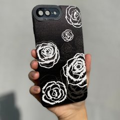 Чехол для iPhone 7 Plus / 8 Plus Rubbed Print Silicone Roses