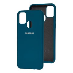 Чехол для Samsung Galaxy M31 (M315) Silicone Full морской волны с закрытым низом и микрофиброй