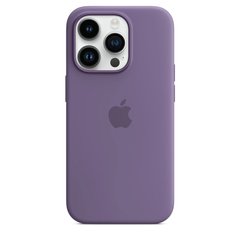 Чехол Silicone case Original 1:1 (AAA) with Magsafe для Apple iPhone 14 Pro Max (6.7") (Фиолетовый/ Iris)