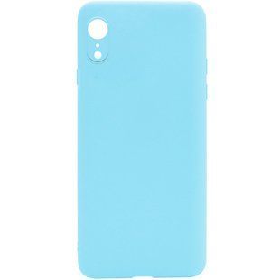 Силиконовый чехол Candy Full Camera для Apple iPhone XR (6.1"") Бирюзовый / Turquoise