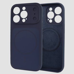 Чехол для iPhone 16 Pro Max Dual Tone Silicone MagSafe Case &ndash; Midnight Blue