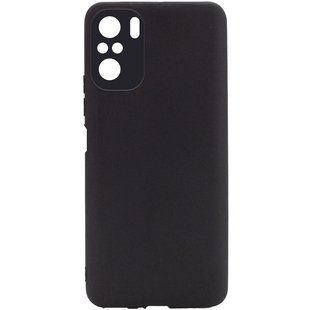 Силиконовый чехол Candy Full Camera для Xiaomi Redmi Note 10 Черный / Black