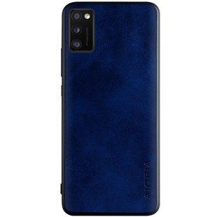 Шкіряний чохол AIORIA Vintage для Samsung Galaxy A41 (Синій)