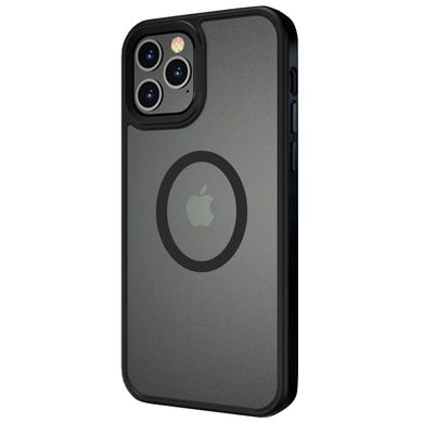 TPU+PC чехол Metal Buttons with MagSafe для Apple iPhone 13 Pro Max (6.7"") Черный