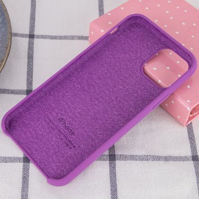 Чехол silicone case for iPhone 11 Grape / фиолетовый