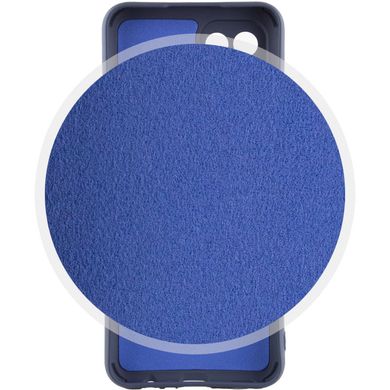 Чохол для Samsung Galaxy A04 Silicone Full camera закритий низ + захист камери Синій / Midnight Blue