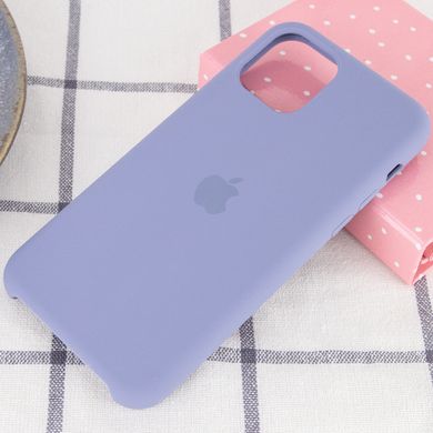Чехол silicone case for iPhone 11 Pro Max (6.5") (Серый / Lavender Gray)