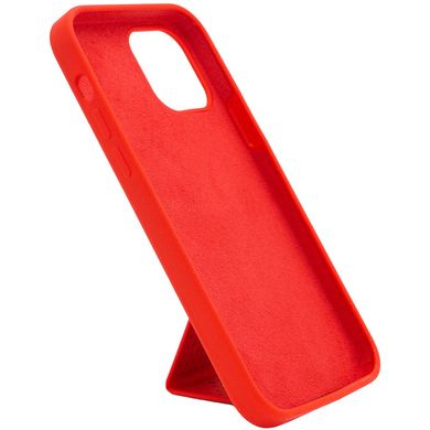 Чехол Silicone Case Hand Holder для Apple iPhone 12 Pro / 12 (6.1") (Красный / Red)
