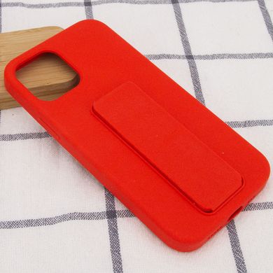 Чохол Silicone Case Hand Holder для Apple iPhone 12 Pro / 12 (6.1") (Червоний / Red)
