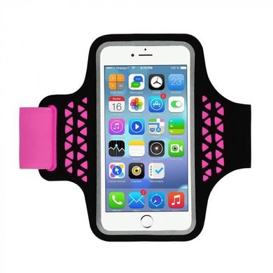 Спортивный чехол на руку для телефона Haissky до 5,0 дюйма (Розовый)
