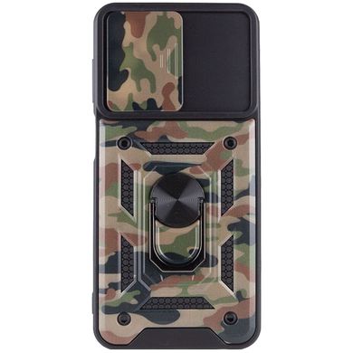 Удароміцний чохол Camshield Serge Ring Camo Samsung Galaxy M23 5G / M13 4G Коричневий / Army Brown