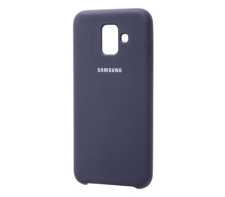 Чохол для Samsung Galaxy A6 2018 (A600) Silky Soft Touch темно синій
