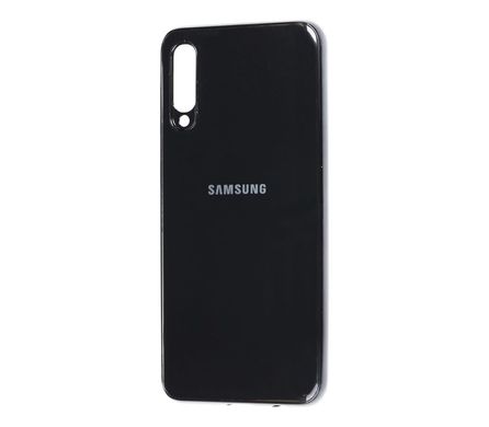 Чохол Глянцевий для Samsung Galaxy A70 (A705) Silicone case чорний