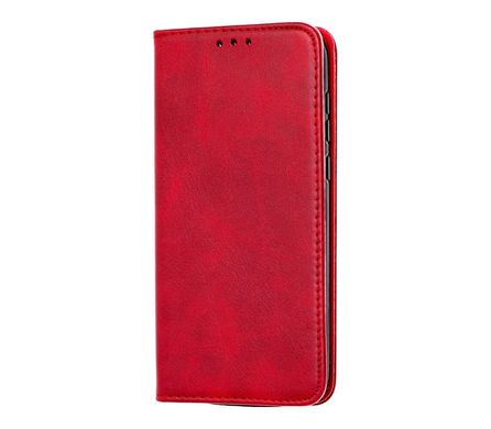 Чехол книжка для Huawei Y5 2019 Black magnet красный