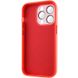 Чехол для iPhone 11 Pro Стеклянный матовый + стекло на камеру с микрофиброй TPU+Glass Sapphire Midnight Red