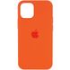 Чехол для Apple iPhone 13 Silicone Case Full / закрытый низ Оранжевый / Kumquat