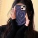Чехол для iPhone 13 Pro Рельефное сердечко Purple
