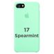 Чохол silicone case for iPhone 7/8 Spearmint / Бірюзовий