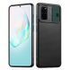 Чохол Camshield Black TPU зі шторкою захищає камеру для Samsung Galaxy S20 Plus (Чорний / Темно-зелений)
