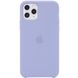 Чохол silicone case for iPhone 11 Pro Max (6.5") (Сірий / Lavender Gray)