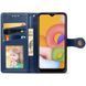 Кожаный чехол книжка GETMAN Gallant (PU) для Samsung Galaxy A02s / M02s (Синий)