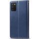 Кожаный чехол книжка GETMAN Gallant (PU) для Samsung Galaxy A02s / M02s (Синий)
