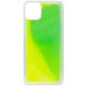 Неоновый чехол Neon Sand glow in the dark для Apple iPhone 12 Pro / 12 (6.1") (Зеленый)