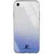 TPU+Glass чехол Swarovski для Apple iPhone 7 / 8 / SE (2020) (4.7") (Синий)