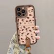 Противоударный чехол для iPhone 15 с держателем на руку Vintage