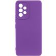 Чехол для Samsung Galaxy A33 5G Silicone Full camera закрытый низ + защита камеры Фиолетовый / Purple